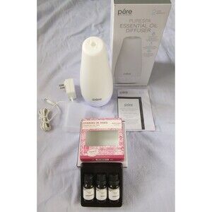 New Pure Enrichment  PureSpa 3-IN-1 Aroma Diffuser-Multi Colored Lighting